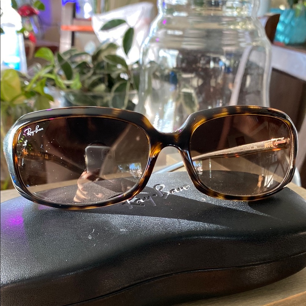 Ray-Ban Women's Brown Tortoise Sunglasses